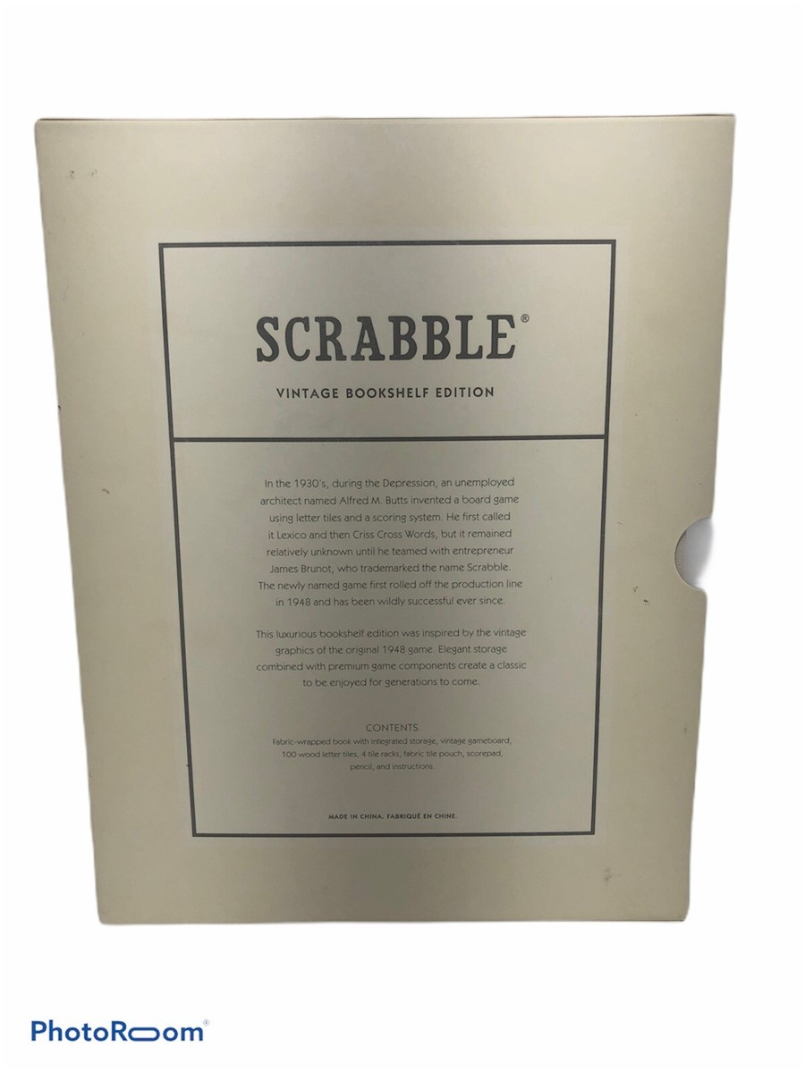 scrabble a crossword game vintage bookshelf edition 2016 christmas regarding classic christmas gift crossword Scrabble A Crossword Game Vintage Bookshelf Edition 2016 Christmas regarding Classic Christmas Gift Crossword
