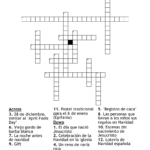 Spanish Christmas Vocabulary! Crossword   Wordmint Within Spanish Christmas Crossword Puzzle