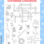 Stock Vektorgrafik „Christmas Seasonal Crossword Activities, Word Pertaining To Christmas Season Activity Crossword