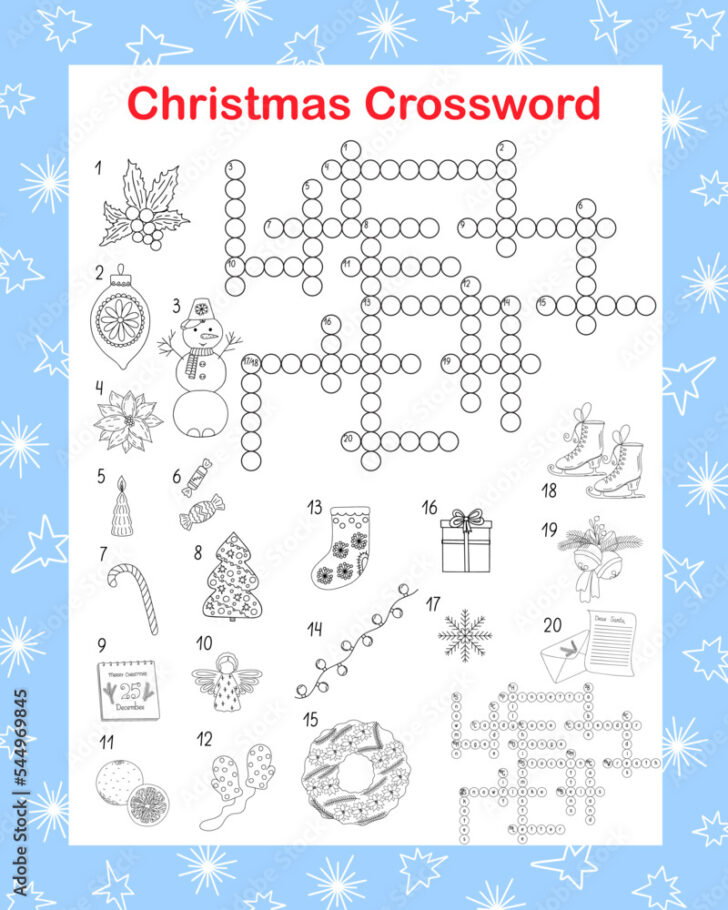 Christmas Season Activity Crossword Christmas Season Activity Crossword