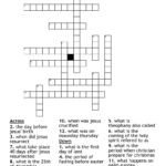 The Christian Calender Crossword   Wordmint With Regard To Period Before Christmas Crossword Clue
