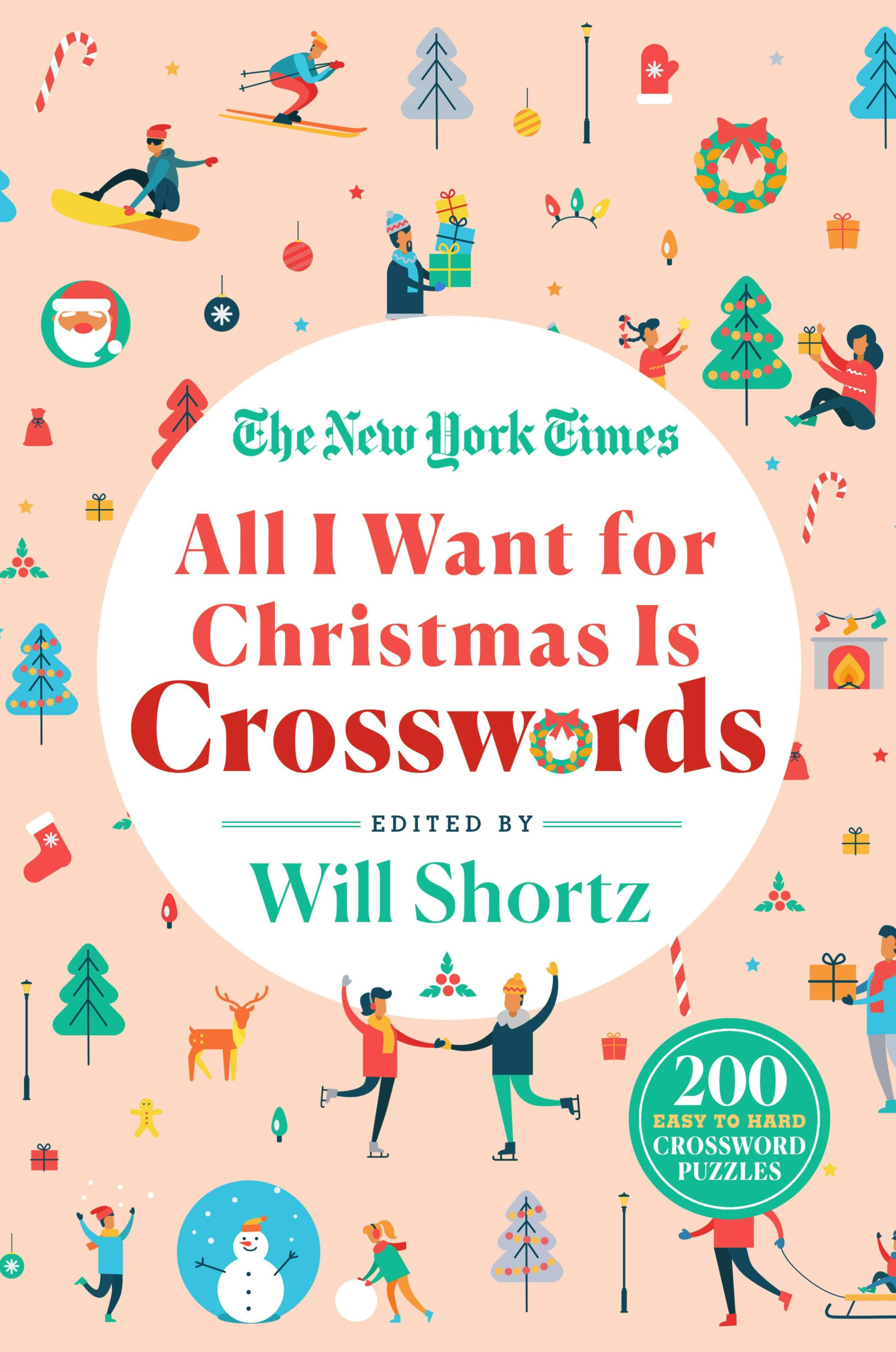 The New York Times All I Want For Christmas Is Crosswords throughout Christmas Crossword Puzzle Book