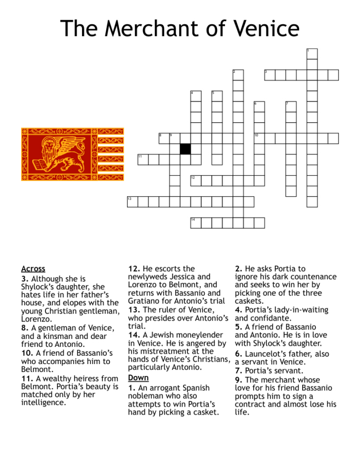 Venetian Christmas Crossword Clue