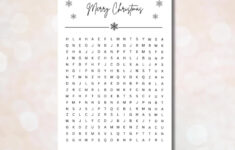 Voucher For Christmas Christmas Puzzle Personalizable Voucher Christmas  Gift Printable Pdf Puzzle Crossword Puzzle Diy Template intended for Hiding the Christmas Tradition in Norway Crossword