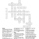 We Wish You A Punny Christmas Crossword   Wordmint Throughout White Christmas Wish Crossword