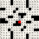 Wednesday, July 16, 2025 | Diary Of A Crossword Fiend With La Christmas Setting Wsj Crossword