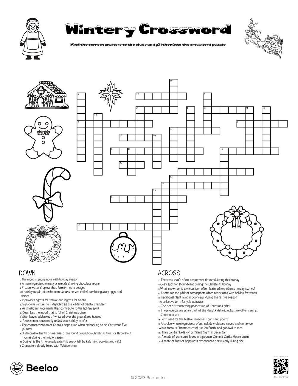 wintery crossword beeloo printable crafts and activities for kids in christmas conifer crossword clue Wintery Crossword • Beeloo Printable Crafts And Activities For Kids in Christmas Conifer Crossword Clue
