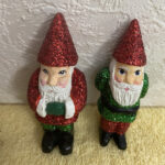 Wooden Carvings Christmas, Santa Clause, Elves | Ebay Regarding Carved Figurine Popular Around Christmas Crossword