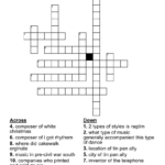 Word Bank Crossword   Wordmint Regarding Composer Of White Christmas Crossword Clue