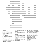 Words With The Soft 'G' Sound (G, J, Ge And Dge) Crossword   Wordmint Regarding We Need A Little Christmas Musical Crossword